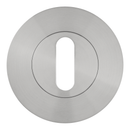 Eclipse Ultimate 304 Stainless Standard Keyway Escutcheon - Satin Stainless Steel - 34371 - Choice Handles