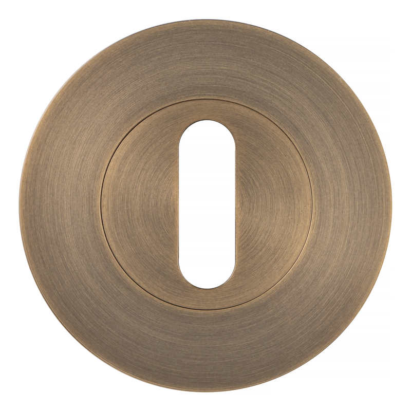 Eclipse Ultimate 304 Stainless Standard Keyway Escutcheon - Satin Brass - 34375