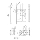 Eurospec - Din Latch-Satin Stainless Steel-Square-55mm - Stainless Steel - DLX0055LSSS - Choice Handles