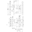 Eurospec - DIN Euro Escape Lock-Satin Stainless Steel-Square - Stainless Steel - DLX7260ESCSSS - Choice Handles