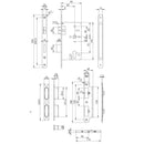 Eurospec - DIN Euro Escape Lock-Matt Black-Radius - Matt Black - DLX7260ESCMB/R - Choice Handles