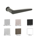 Tupai Rapido 5S Line Torrao Lever Door Handle on Concealed Round Rose - Pearl Nickel - T1967CRPL - Choice Handles