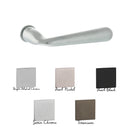 Tupai Rapido CurvaLine Adra Lever Door Handle on Concealed Round Rose - Satin Chrome - T293CRSC - Choice Handles