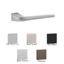 Tupai Rapido 5S Line Canha Lever Door Handle on Concealed Square Rose - Satin Chrome - T4007CSSC - Choice Handles