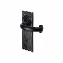 The Tudor Door Handle Lever Latch Colonial Design Black Iron - TC315 - Choice Handles
