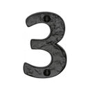 The Tudor Numeral 3 - 3 Black Iron
 - TC356 3 - Choice Handles