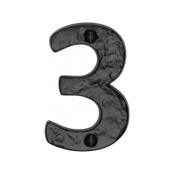 The Tudor Numeral 3 - 3 Black Iron
 - TC356 3 - Choice Handles