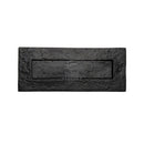 The Tudor Letterplate 10" Black Iron - TC365 254 - Choice Handles