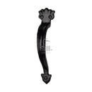 The Tudor Door Pull Handle 6" Black Iron - TC383 152 - Choice Handles