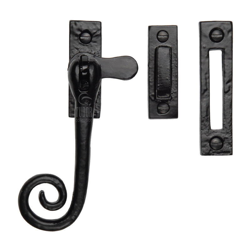 The Tudor Casement Window Fastener Monkey Tail Pattern Black Iron
 - TC490 MP/HP