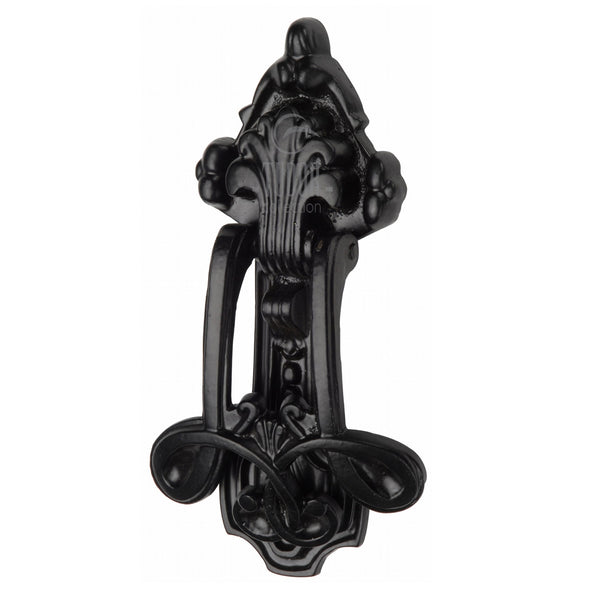 The Tudor Ornate Knocker Black Iron - TC539 - Choice Handles