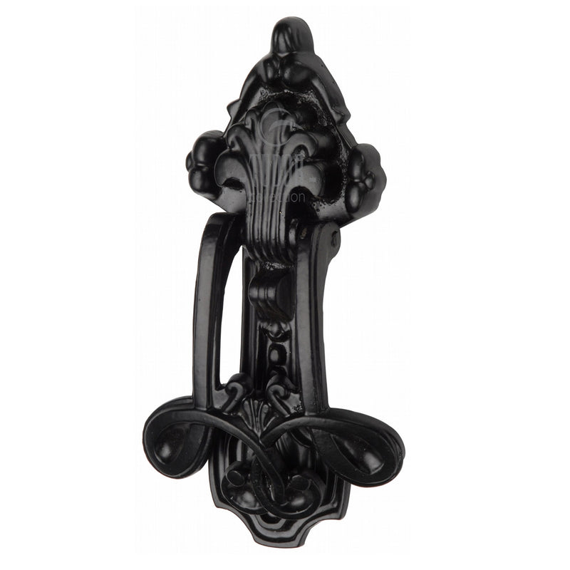 The Tudor Ornate Knocker Black Iron - TC539 - Choice Handles