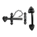 The Tudor Suffolk Latch Black Iron - TC565 - Choice Handles