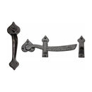 The Tudor Gate Latch Black Iron - TC567 - Choice Handles