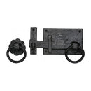 The Tudor Gate Latch Black Iron - TC570RH - Choice Handles