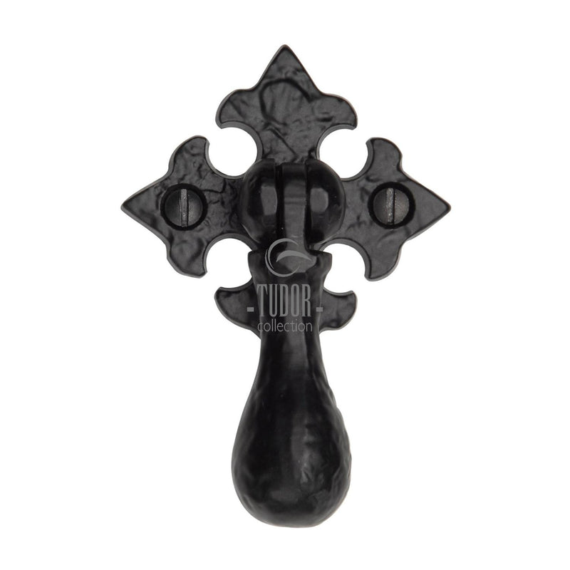 The Tudor Cabinet Drop Pull Black Iron - TC625 - Choice Handles