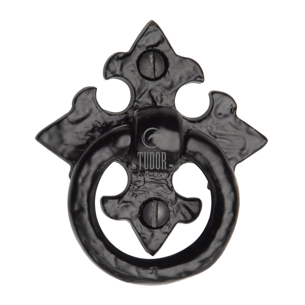 The Tudor Cabinet Ring Pull Black Iron - TC626 - Choice Handles