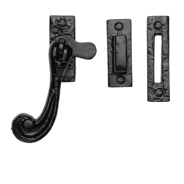 The Tudor Casement Window Fastener Black Iron
 - TC675 MP/HP