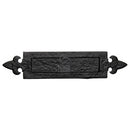 The Tudor Fleur de Lys Letterplate Black Iron - TC770 - Choice Handles