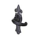 The Tudor Door Handle Lever Latch Wroxeter Design Black Iron - TC810 - Choice Handles