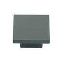 Classic Square Cabinet Knob Green Silk Touch Finish 32mm - TK1254-032-SGR - Choice Handles