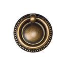 Classic Beaded Ring Pull Distressed Brass Finish
 - TK2212-050-DBS - Choice Handles