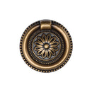 Floral Ring Pull 47mm Distressed Brass Finish
 - TK2224-047-DBS - Choice Handles
