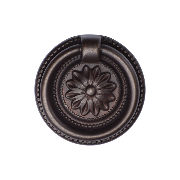 Floral Ring Pull 55mm Matt Bronze Finish
 - TK2224-055-LBN - Choice Handles