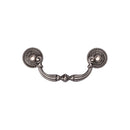 Ornate Swan Drawer Drop Pull Distressed Pewter Finish
 - TK3085-096-DPW - Choice Handles