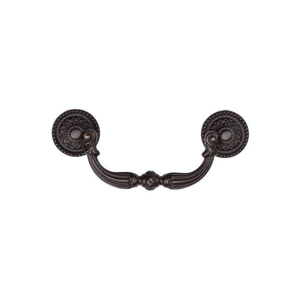 Ornate Swan Drawer Drop Pull Matt Bronze Finish
 - TK3085-096-LBN - Choice Handles