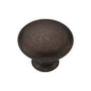 Classic Round Knob 35mm Matt Bronze Finish
 - TK4226-035-LBN - Choice Handles