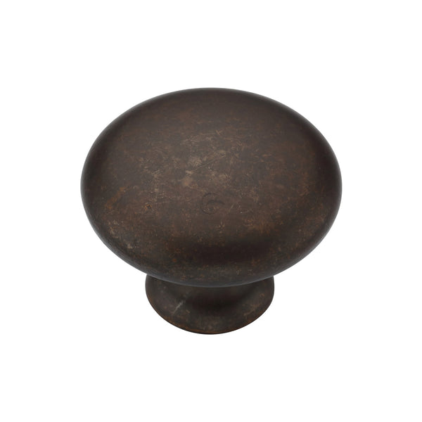 Classic Round Knob 35mm Matt Bronze Finish
 - TK4226-035-LBN - Choice Handles