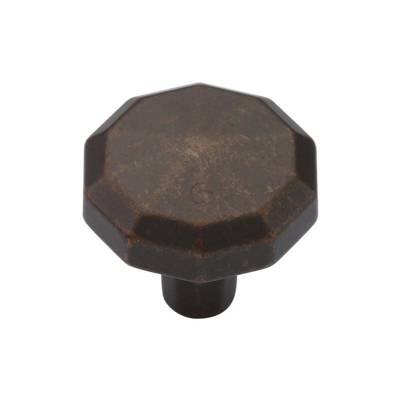 Octagonal Cabinet Knob Matt Bronze Finish
 - TK4231-032-LBN - Choice Handles