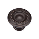 Beaded Round Knob 035mm Matt Bronze on Zinc finish
 - TK4404-035-LBN - Choice Handles