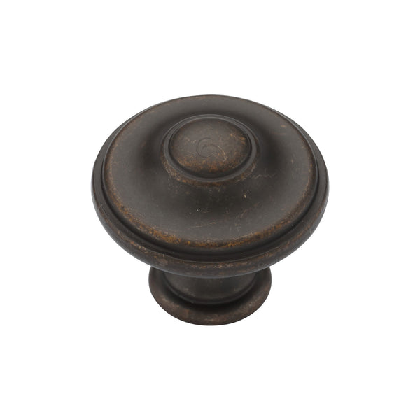 Round Domed Cabinet Knob 30mm Matt Bronze Finish
 - TK4408-030-LBN - Choice Handles