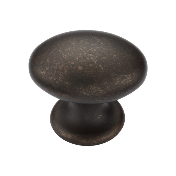 Classic Oval Knob 040mm Matt Bronze on Zinc finish
 - TK4462-040-LBN - Choice Handles