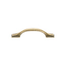 Luca Cabinet Pull 96mm CTC Distressed Brass Finish
 - TK5090-096-DBS - Choice Handles