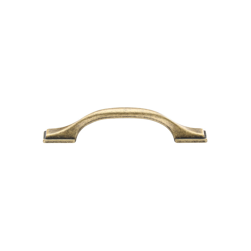 Luca Cabinet Pull 96mm CTC Distressed Brass Finish
 - TK5090-096-DBS - Choice Handles