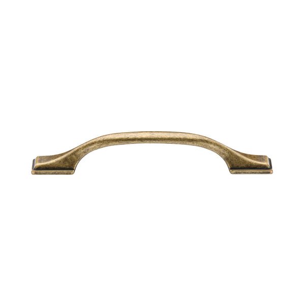 Luca Cabinet Pull 128mm CTC Distressed Brass Finish
 - TK5090-128-DBS - Choice Handles