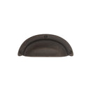 Drawer Cup Pull with Faux Screws Matt Bronze Finish
 - TK5120-064-LBN - Choice Handles