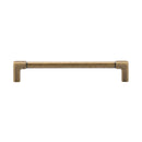 Mission Cabinet Pull 160mm CTC Distressed Brass Finish
 - TK5190-160-DBS - Choice Handles