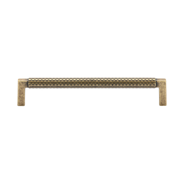 Paxton Cabinet Pull 160mm CTC Distressed Brass Finish
 - TK5191-160-DBS - Choice Handles