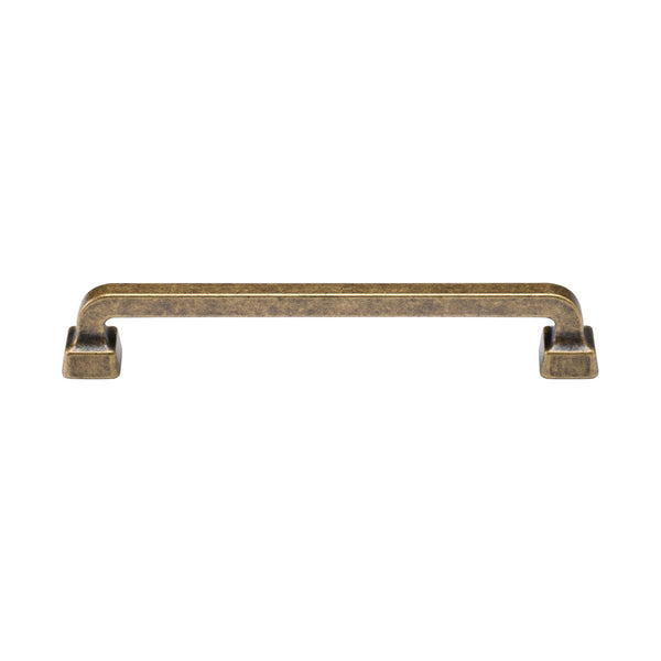 Stilo Cabinet Pull 160mm CTC Distressed Brass Finish
 - TK5217-160-DBS - Choice Handles