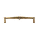 Octagonal Cabinet Pull 160mm CTC Distressed Brass Finish
 - TK5231-160-DBS - Choice Handles