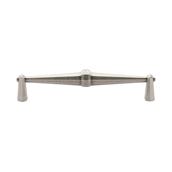 Octagonal Cabinet Pull 160mm CTC Distressed Pewter Finish
 - TK5231-160-DPW - Choice Handles