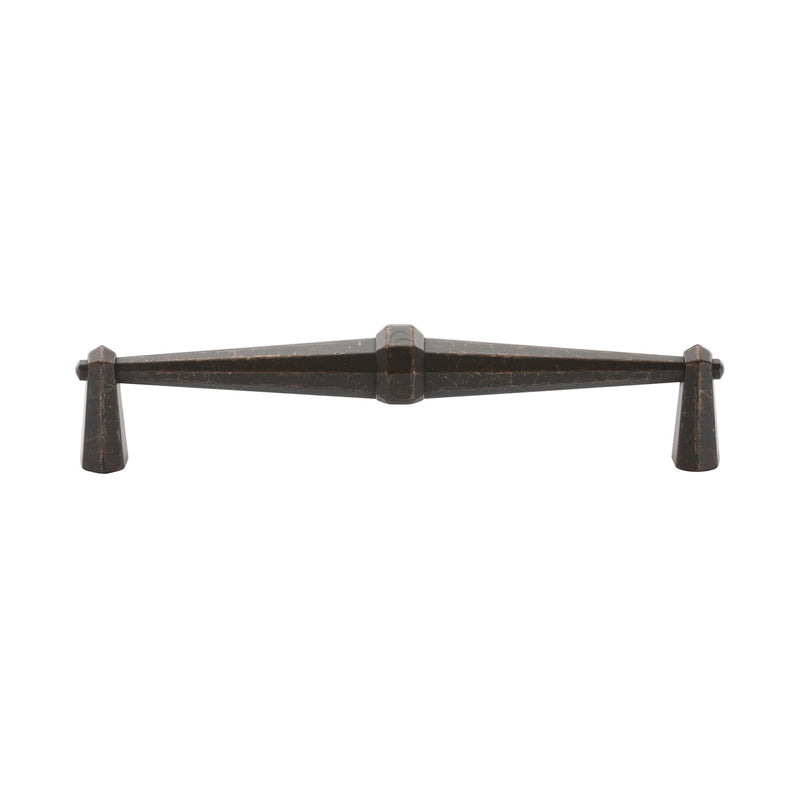 Octagonal Cabinet Pull 160mm CTC Matt Bronze Finish
 - TK5231-160-LBN - Choice Handles
