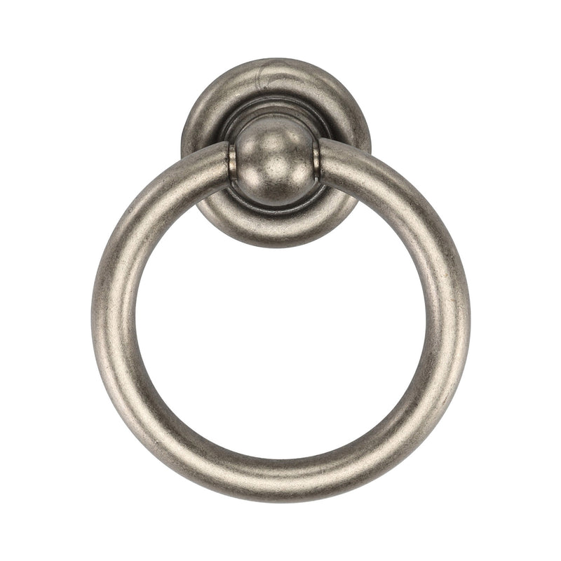Classic Round Ring Pull Distressed Pewter Finish
 - TK9213-042-DPW - Choice Handles