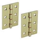Prima - Hinges 76mm x 51mm - Unlacquered Brass - UNL2040/3