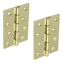 Prima - Hinges 76mm x 51mm - Unlacquered Brass - UNL2040/4