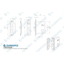 Eurospec - Euro Profile Sashlock 76mm - Satin Stainless Steel - URES5030SSS - Choice Handles